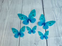 Jedlý papír - motýl modrý 5 ks