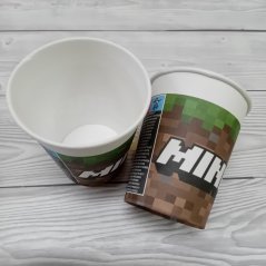 Párty kelímky - Minecraft 8 ks