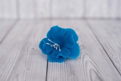 Květ z modelovací hmoty - magnolie - tmavě modráx