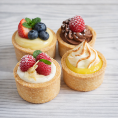 Mini dezertní košíčky na plnění SLADKÉ 48 ks