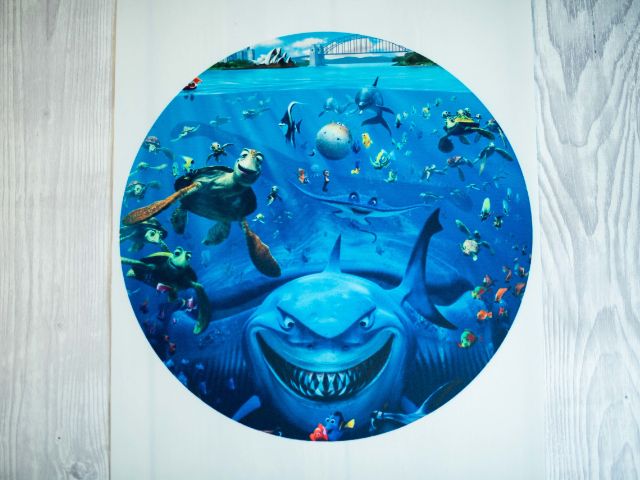 Jedlý obrázek na dort  - Nemo a žralok