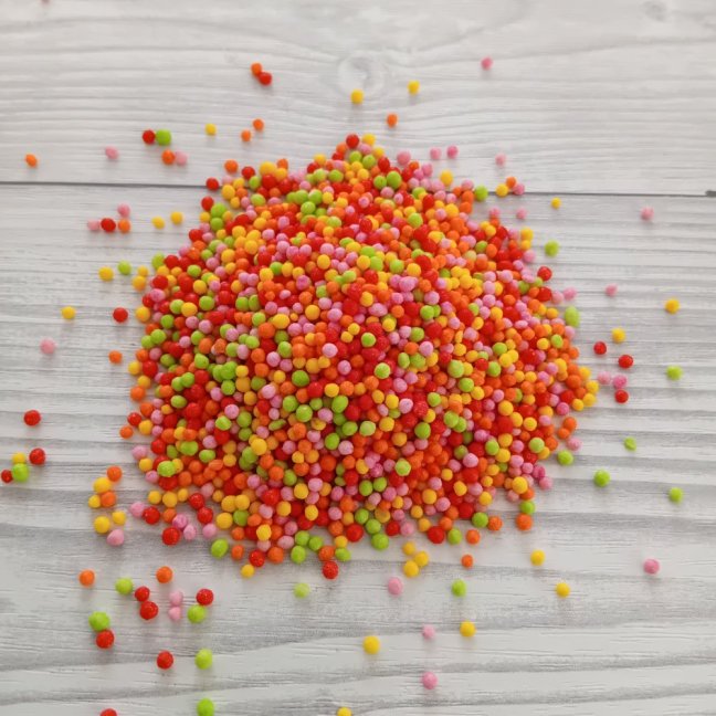 Cukrové zdobení - Máček barevný  or.  30 g