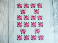 Jedlé obrázky na cupcakes - tulipány