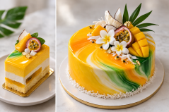 Zrcadlová poleva Tropical - glazura na dorty a moderní dezerty 250 g