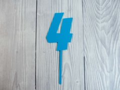 Zápich do dortu č. 4 (modrý)