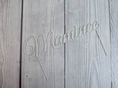 Zápich do dortu - Mamince (bílý)