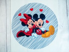 Jedlý obrázek na dort  - zamilovaní Minnie a Mickey Mouse