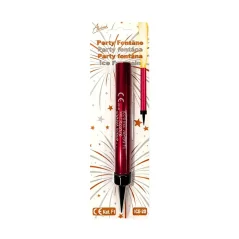 Ledová fontána 1ks doba hoření 45s (12 cm)- červená