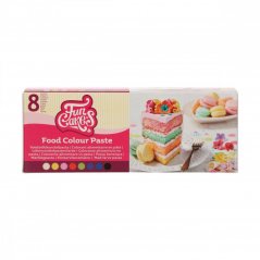Sada Gelových barev Fun Cakes 8 ks