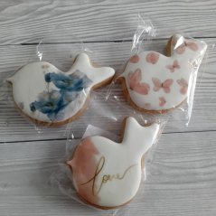 Perníček s potiskem - Ptáček 3  ks