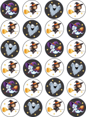 Jedlý obrázek - Halloween (duchové )