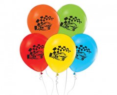 Nafukovací balónky - Závodní auta 5 ks