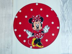 Jedlý obrázek na dort  - myška Minnie v červených šatech