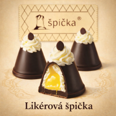 Čokoládová dekorace - Likérová špička 20 ks