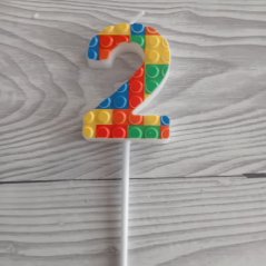 Dortová svíčka - lego číslo 2