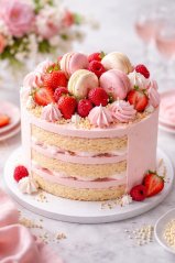 Sněhové pusinky - sladká dekorace na dorty a cupcakes barevný mix