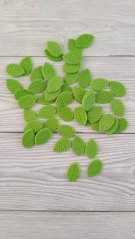 Lístek – jedlá cukrová dekorace 50 ks- 3,5 cm