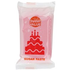 Potahovací fondánová hmota Sweet Value - ČERVENÁ 200g