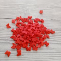 Cukrové zdobení - motýlek červený - 20 g