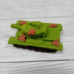 Cukrová dekorace Tank – ozdoba na dětské dorty