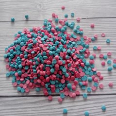 Cukrové zdobení - konfety růžovo-modré, 20 g