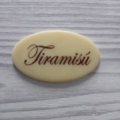 Čokoládová dekorace –Tiramisú  světlý decor 20 ks