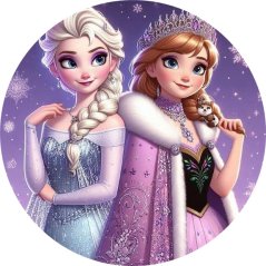 Jedlé obrázky - Elza a Anna  fialová