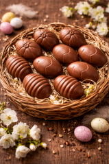 Silikonová forma na čokoládová mini velikonoční vajíčka 3,5 × 2,5 cm