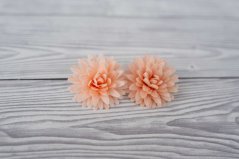 Květ z jedlého papíru - jiřinka krémová 4,5 cm, 3 ks
