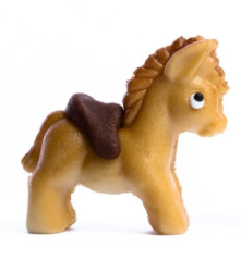 Figurka - hnědý koník