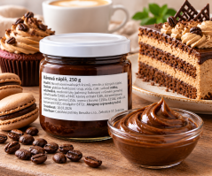 Kávová náplň 250 g – pro krémy, dorty, dezerty a zmrzlinu