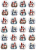 Jedlé obrázky - Sněhuláci kolečka 4 cm