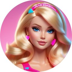 Jedlé obrázky - Barbie