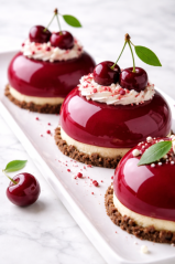 Zrcadlová poleva Višeň -  glazura na dorty a moderní dezerty 250 g