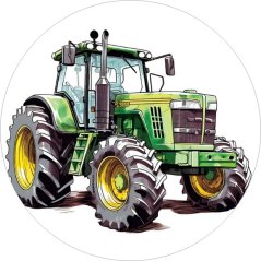 Jedlé obrázky - Traktor kresba