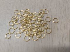 Prstýnky do výslužky - zlaté 6 - 7 mm (25 párů)