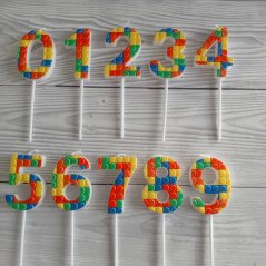 Dortová svíčka - lego číslo 0