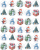 Jedlé obrázky - Sněhuláci 3,5 cm