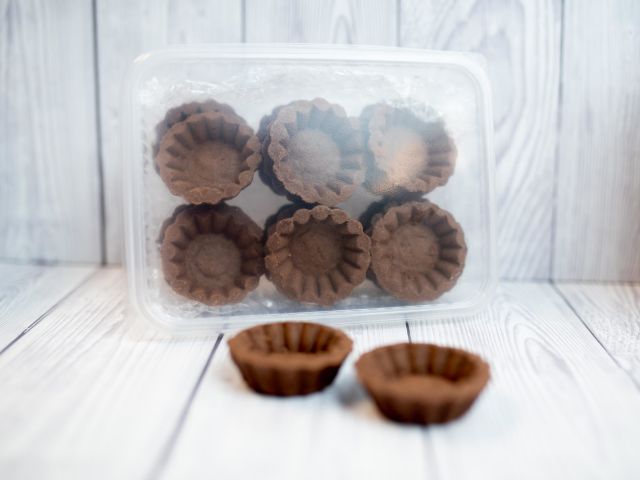 Hotové košíčky k naplnění - kakaové - pr. 5,3 cm