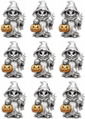 Jedlé obrázky - Halloween 8 cm