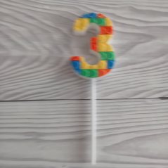 Dortová svíčka - lego číslo 3