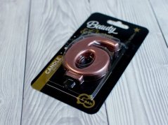 Dortová svíčka - metalická růžová - číslice 6
