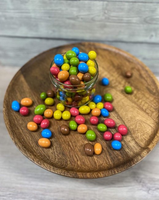 Čokoládová dekorace  - Barevná ,, vajíčka"  100 g