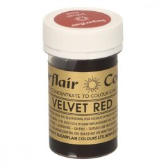 Gelová barva – velvet red