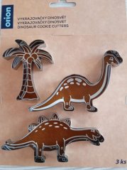 Vykrajovačky Dinosvět – sada 3 ks