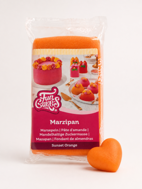 Marcipán Sunset Orange - oranžový 250 g