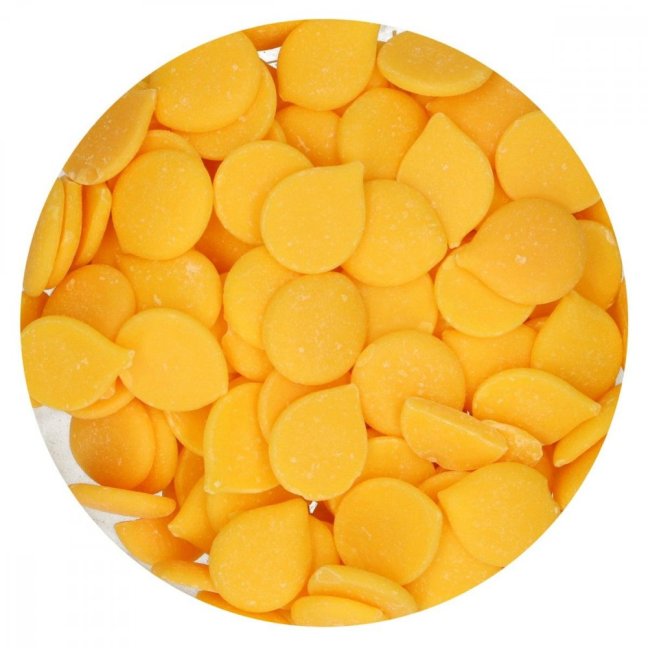 Cukrářská poleva na cukroví  a dortové stékance - žlutá 100 g