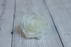 Květ z jedlého papíru - bílý 4 cm, 3 ks