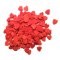Cukrové zdobení -  srdíčka červená 6 mm - 30 g