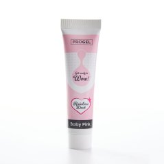 Gelová barva v tubě - růžová (baby pink)